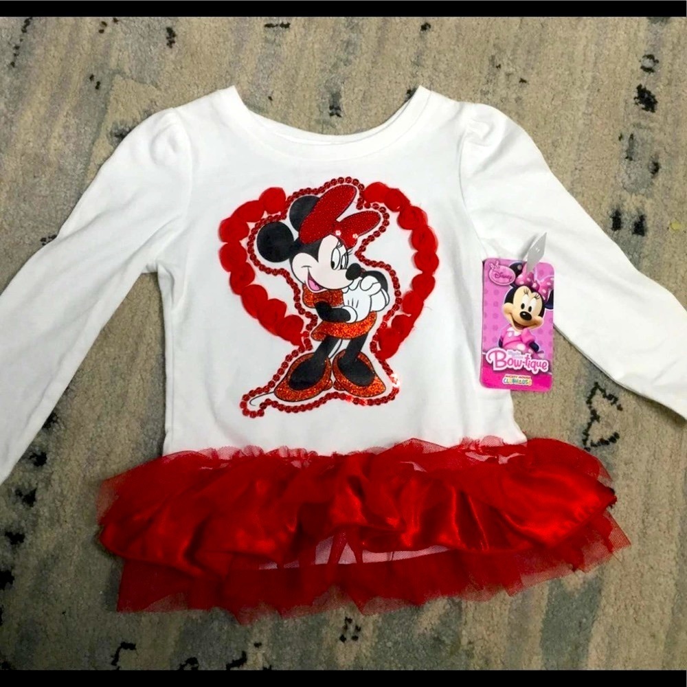 Mini Mouse valentines top 12 month